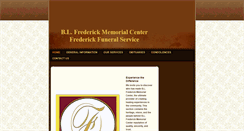 Desktop Screenshot of frederickfuneralservice.com